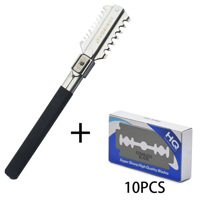 Men'S Grooming Tape - Pisau cukur rambut Manual, pisau cukur