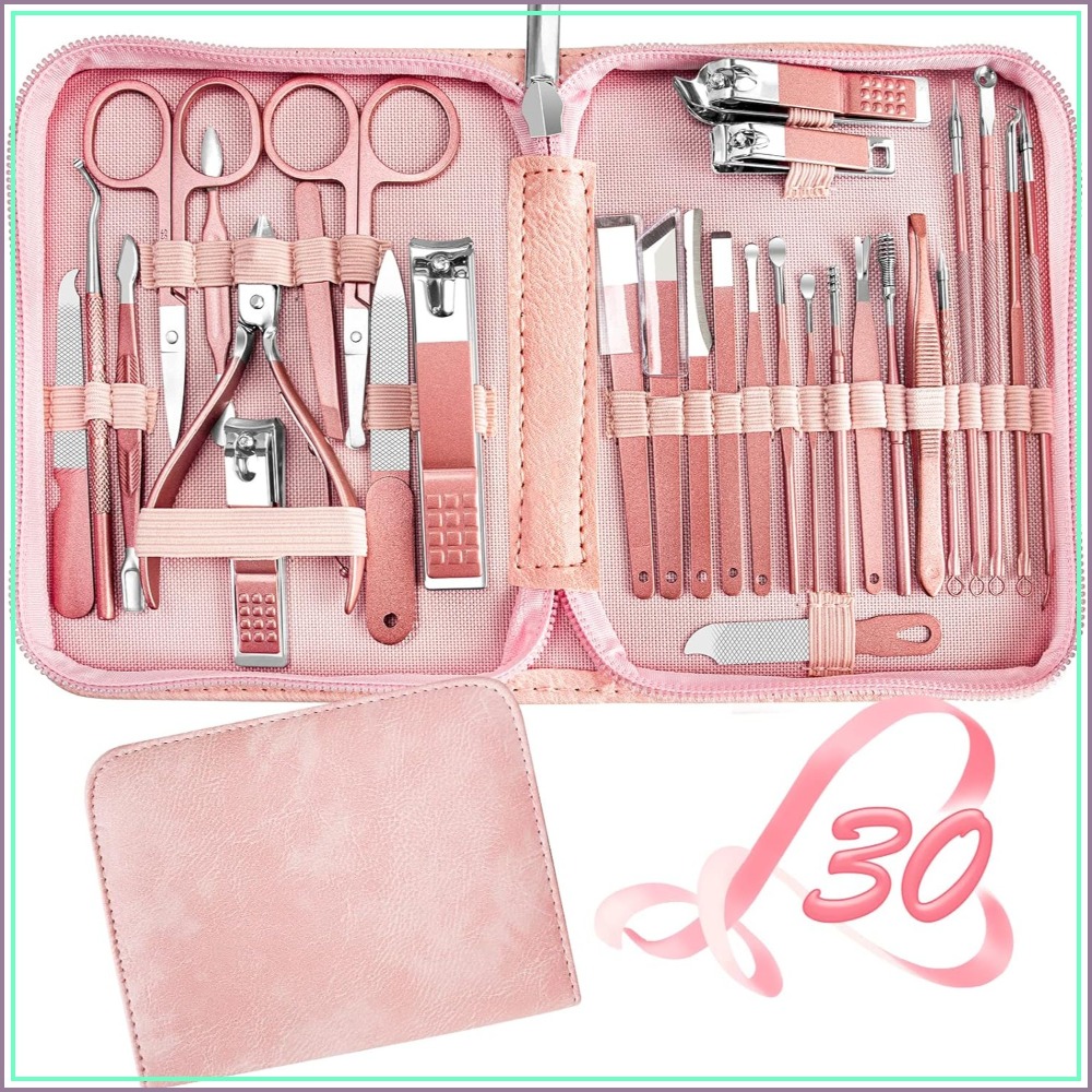 Men'S Grooming Products Kit - Set Manikur Profesional 30-in-1 - Perlengkapan