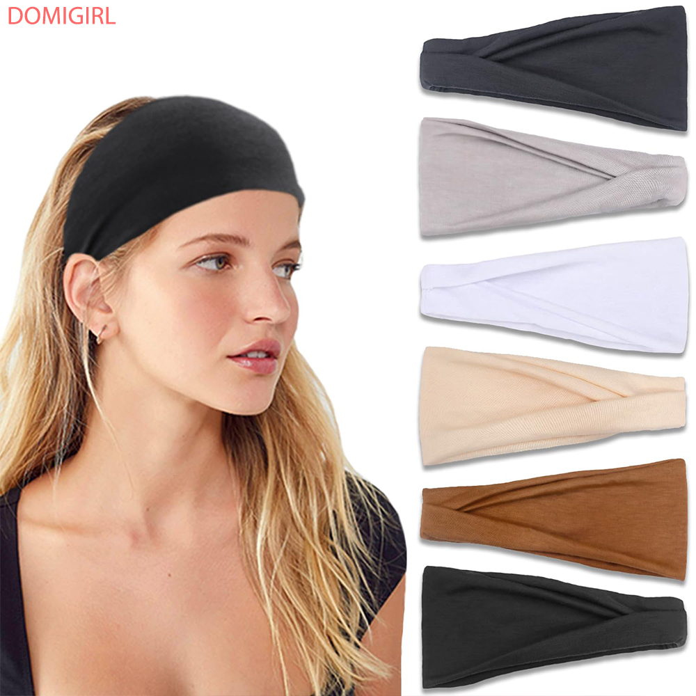 Men'S Grooming Tape - Bando rambut elastis warna polos pria