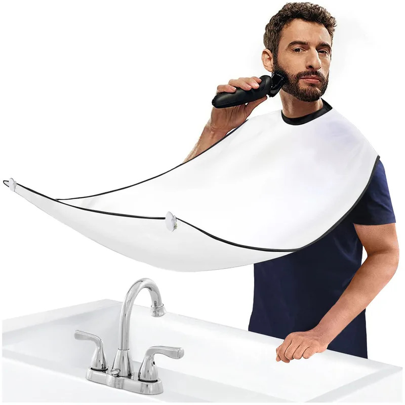 Men'S Grooming Mirror - 1pc Apron Cukur Jenggot Pria, Bib