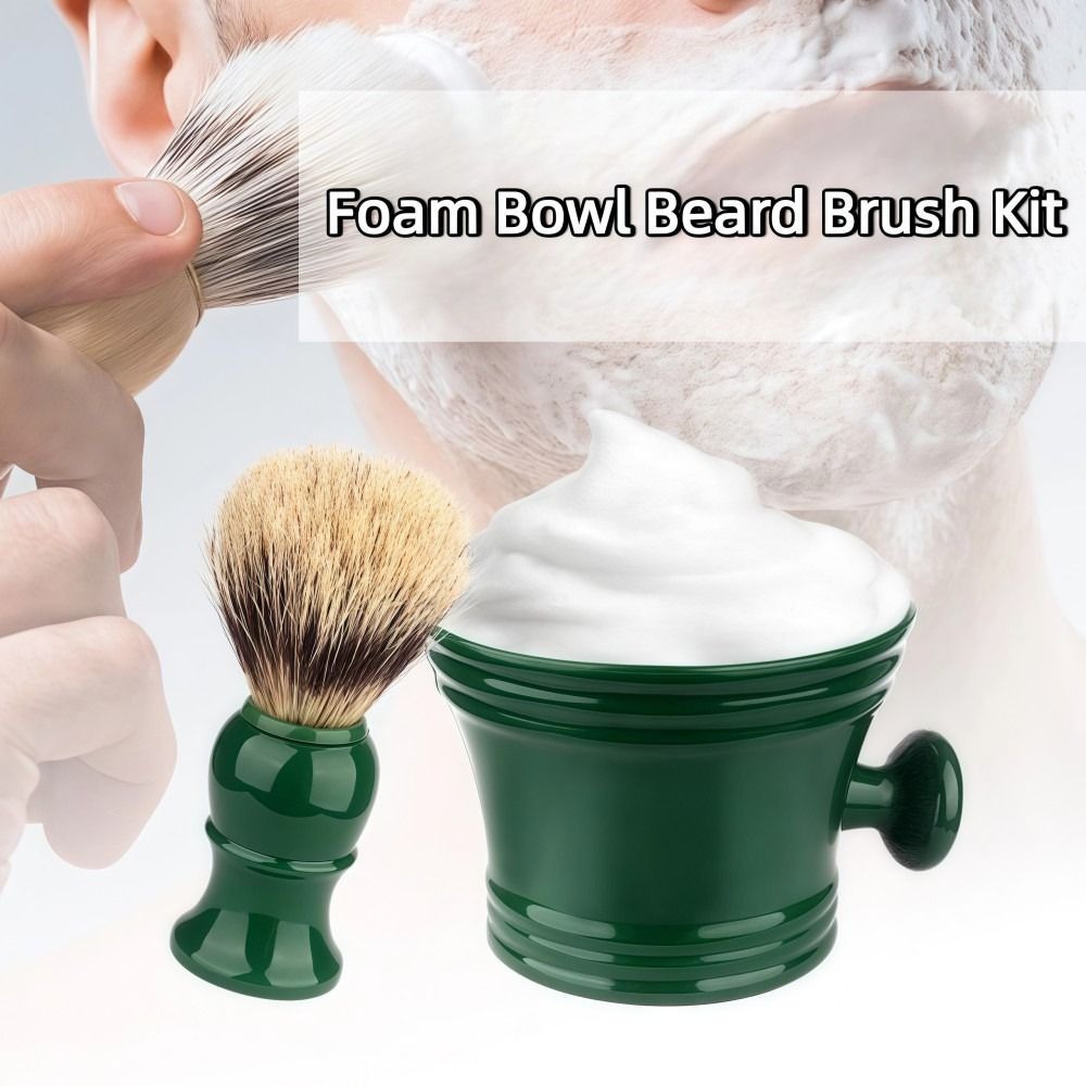 Shaving Brush Set - Set Lengkap Sikat Cukur dengan Cawan,