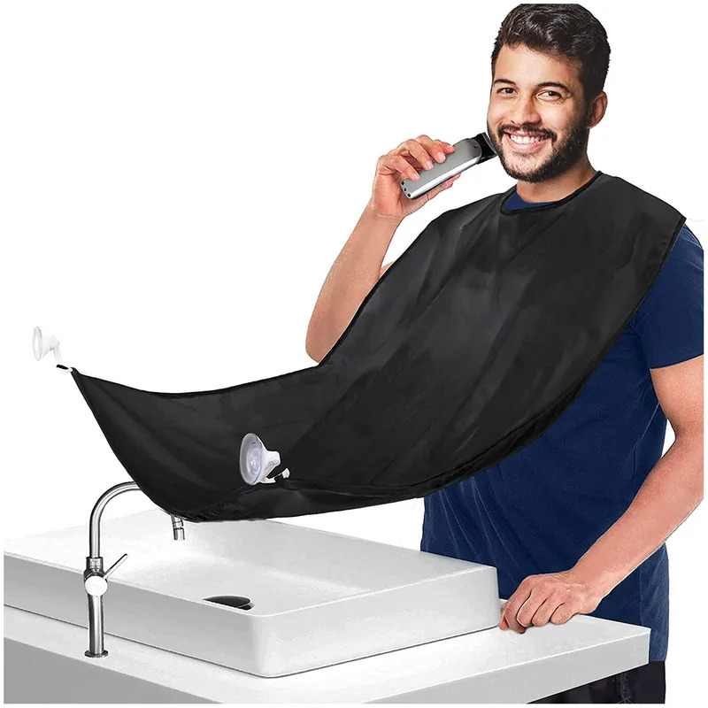 Men'S Grooming Mirror - 1pc Apron Cukur Jenggot Pria, Bib