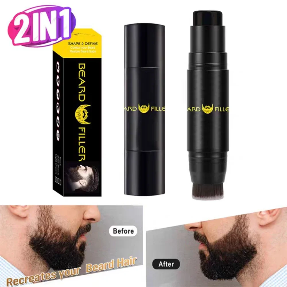 Shaving Brush Set - Pengisi Rambut Jenggot Bubuk Tebal Pena