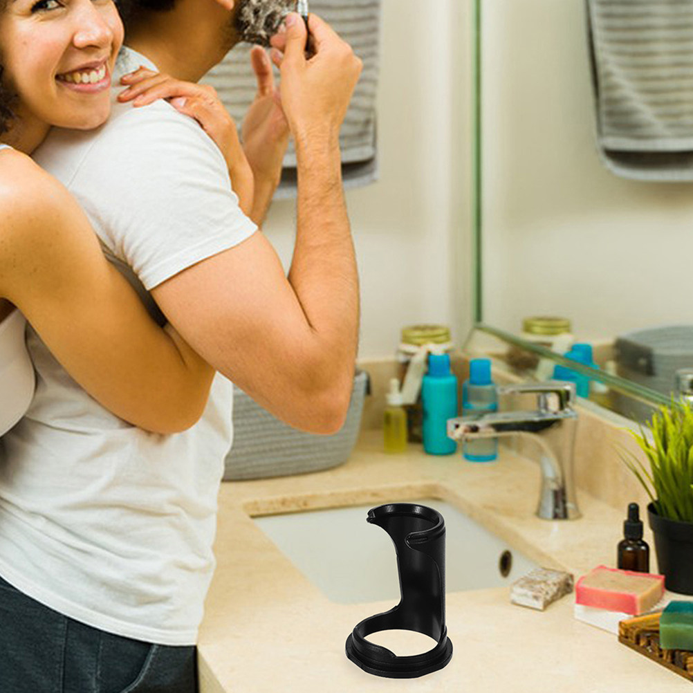 Men Grooming Usa - 2Pcs Penyangga Sikat Cukur Plastik untuk