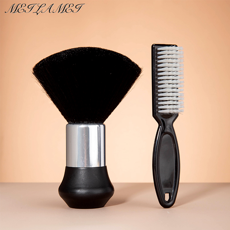Shaving Brush Set - Sikat lembut penata rambut hitam menyapu