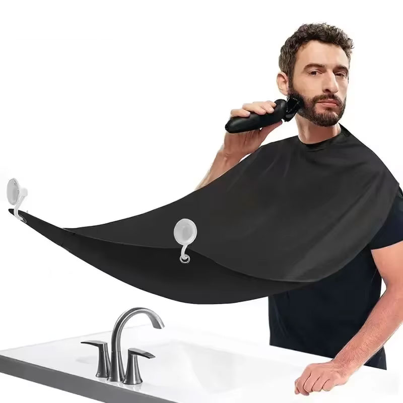 Men Grooming Usa - Celemek Cukur Jenggot Pria Anti Air,