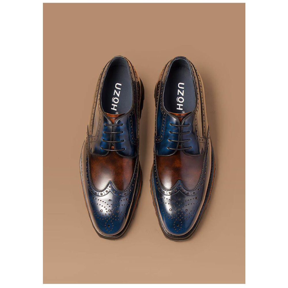 Sepatu Brogue Kulit Asli Pria  - Men'S Grooming And Style ulasan dan harga