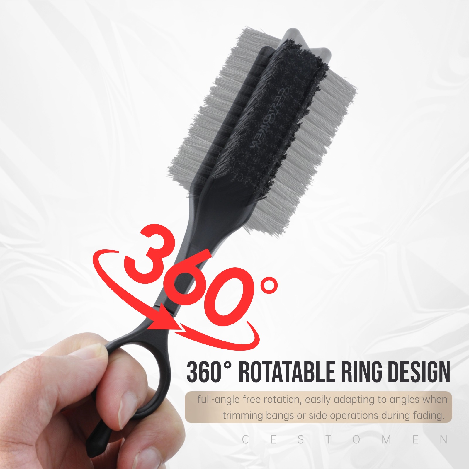 360 ° Sisir Lipat Cincin Putar - Shaving Brush Set ulasan dan harga