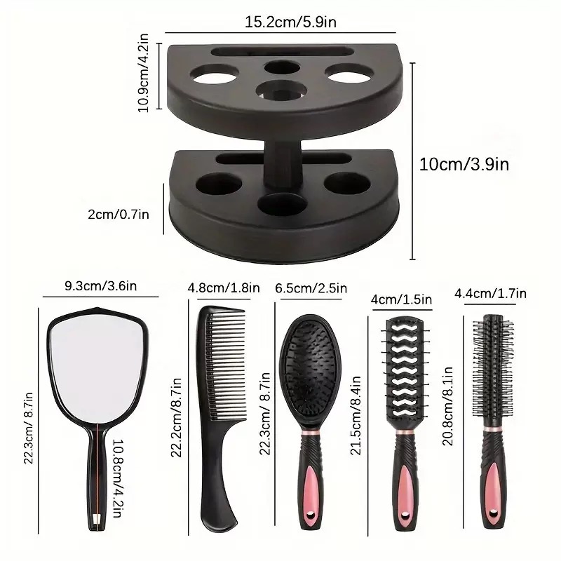 Set Cermin & Sisir 5-in-1 deng - Men'S Grooming Mirror ulasan dan harga