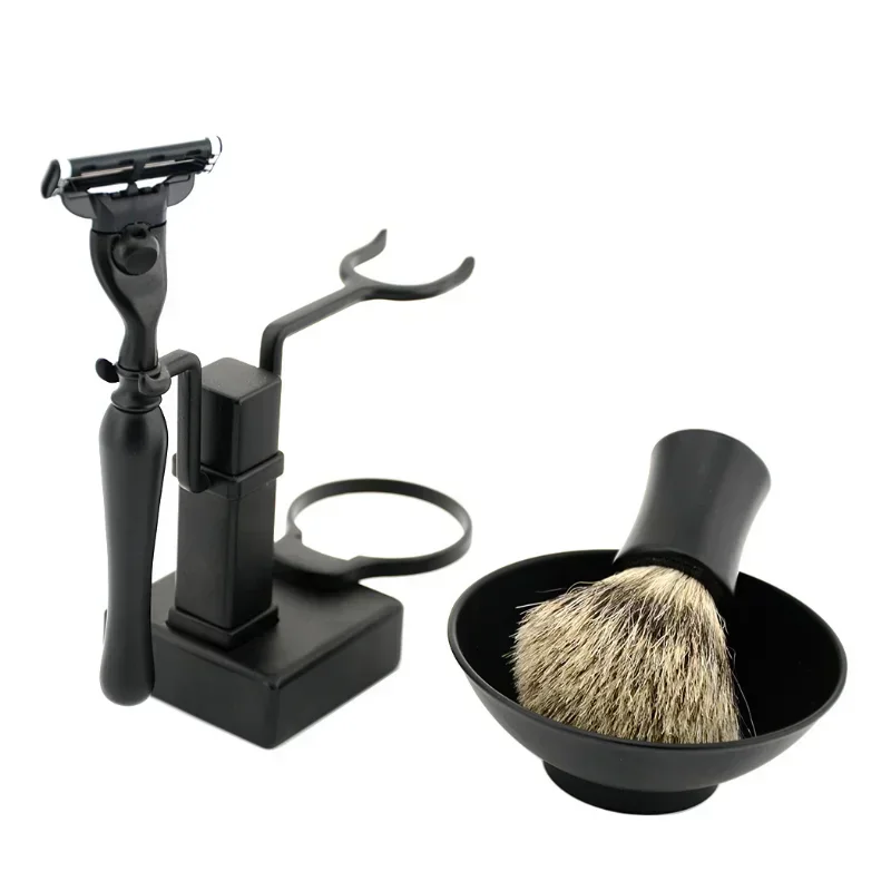 1 Buah Set Sikat Cukur Logam P - Shaving Brush Set ulasan dan harga