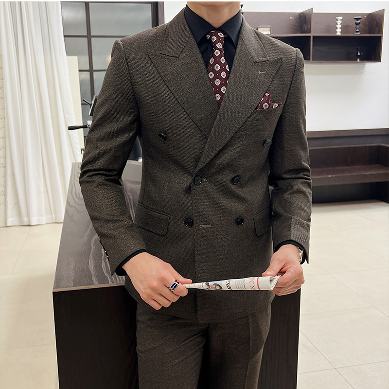 Pria Vintage mewah Double Brea - Men'S Grooming And Style ulasan dan harga