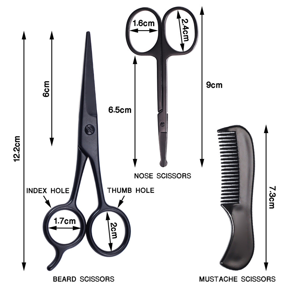 1Set Kit Sisir Jenggot dengan  - Shaving Brush Set ulasan dan harga