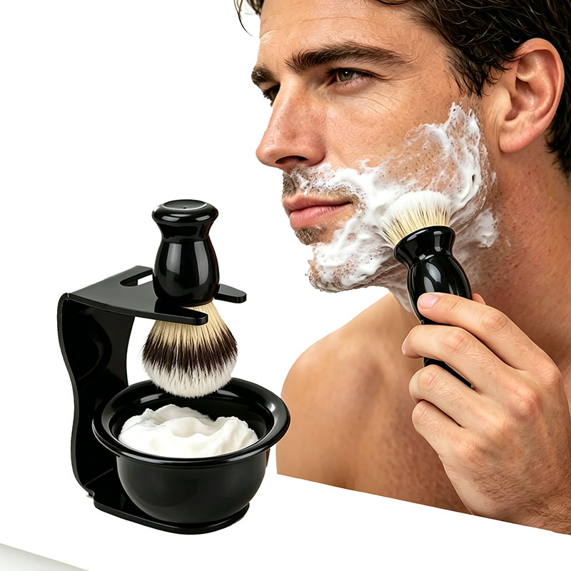 Set Kuas Cukur dengan Stand 3- - Shaving Brush Set ulasan dan harga
