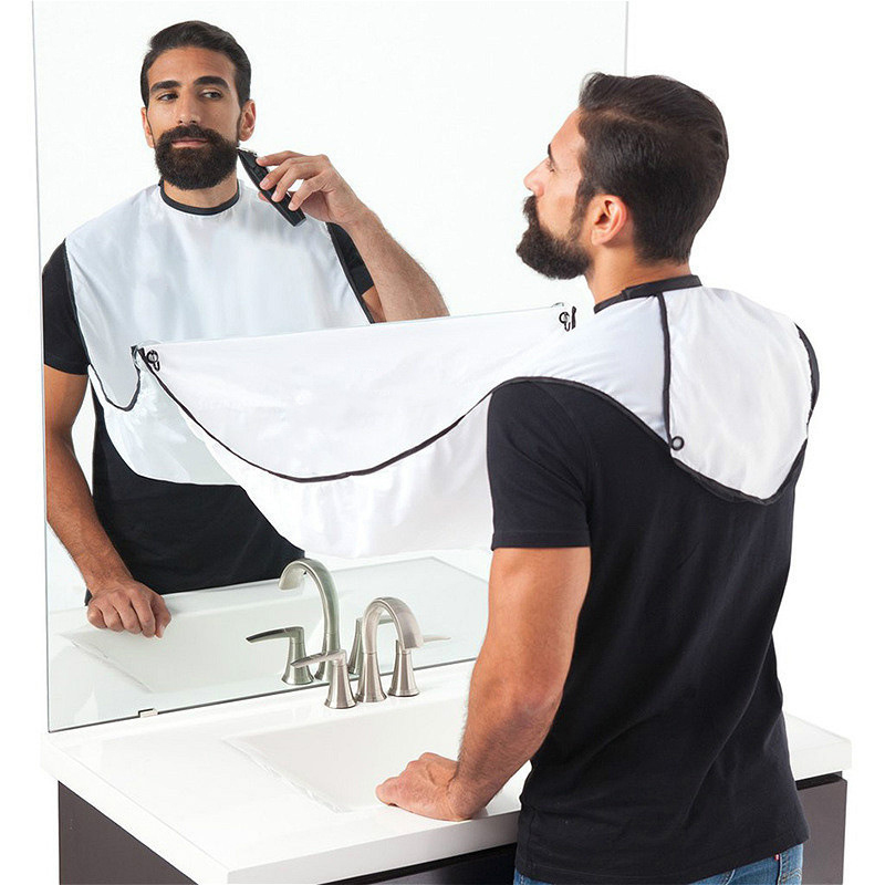 1pcs Apron Cukur Jenggot Pria, - Men'S Grooming Mirror ulasan dan harga