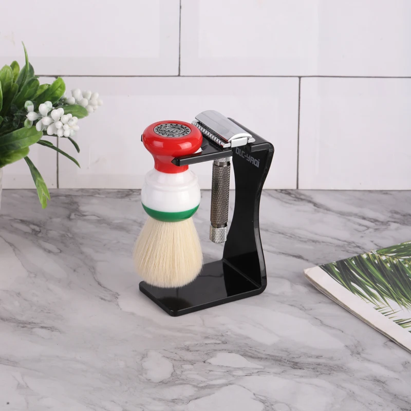 YAQi Set Kuas Cukur dan Tempat - Shaving Brush Set ulasan dan harga